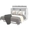 Bestar Pur 67W 66W Queen Cabinet Bed with Mattress, White 126194-000017 - alternate 2